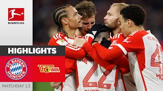 FC Bayern München  Union Berlin 10  Highlights  Matchday 13 – Bundesliga 202324 [upl. by Jena]