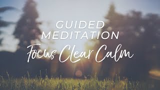 15Minute Guided Meditation for Focus and Clarity [upl. by Aihsenat399]