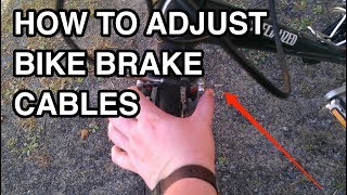 How to Tighten Bike Brake Cables [upl. by Navap]