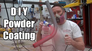 DIY Powder Coating  How to  Eastwood Co Kit Try Out [upl. by Mandie]