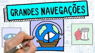 EXPANSÃO MARÍTIMA Grandes Navegações  Resumo Desenhado [upl. by Fritts]