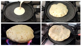 10 Minutes Recipe  The Perfect Roti Phulka Chapati   No knead  No Rolling 🙂 [upl. by Himelman]