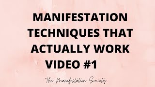 5 Powerful Manifestation Techniques that Actually Work [upl. by Rekab461]