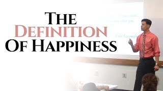 The Definition Of Happiness  Psychology Lecture  Ryan David [upl. by Balliett]