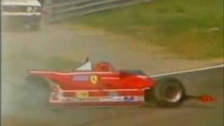 F1  1980 Imola GP  Gilles Villeneuve crash [upl. by Merola]