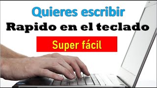 ¡Aprende Como escribir en la computadora sin mirar el teclado¡ – Desde 0  Digitación computarizada [upl. by Rosecan]