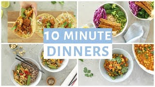 EASY 10 Minute Dinner Recipes  Healthy Dinner Ideas [upl. by Macario742]