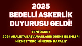 2025 Bedelli Askerlik Duyurusu Geldi [upl. by Winer]