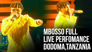 Mbosso full live perfomance Dodoma [upl. by Eittap]