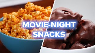 4 Movie Night Snack Recipes • Tasty [upl. by Aleemaj626]