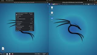 Kali KDE vs XFCE [upl. by Llenrev]