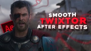 Smooth Twixtor  After Effects  Beginner Guide [upl. by Atirec]