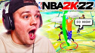 THE HIGHEST ARCHING JUMPSHOT on NBA 2K22 RAINBOW JUMPSHOT [upl. by Fisher358]