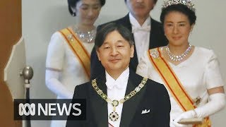 Japans Emperor Naruhito ascends to throne  ABC News [upl. by Irrek]