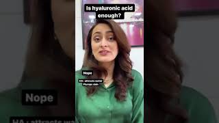 Is hyaluronic acid enough I dermatologist l dr Aanchal Panth [upl. by Pierrepont]