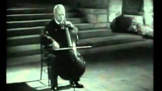 Pau Casals Bach Cello Solo Nr1 BWV 1007 81954 [upl. by Naujaj]