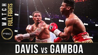 Davis vs Gamboa FULL FIGHT December 28 2019  PBC on Showtime [upl. by Adiaz]