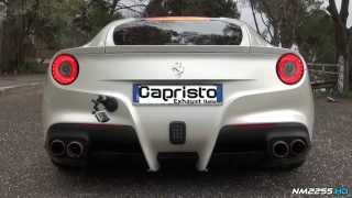 Ferrari F12 Berlinetta with Capristo Exhaust Sound [upl. by Zobias]