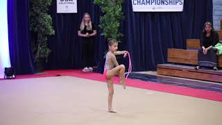 2018 State Rhythmic Level 6 Championship Rope Routine [upl. by Trow]