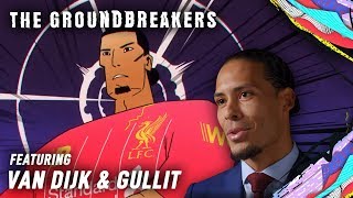 Virgil van Dijk Playing As A Striker [upl. by Marpet]