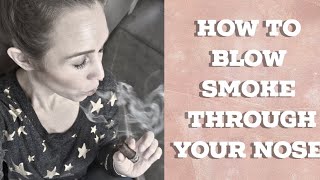 Cigar 101 how to blow smoke through your nose [upl. by Bove]