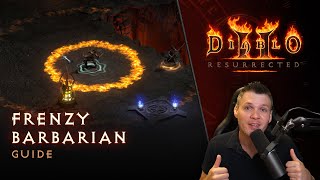 Diablo II Resurrected  Frenzy Barbarian Guide [upl. by Nonnag]