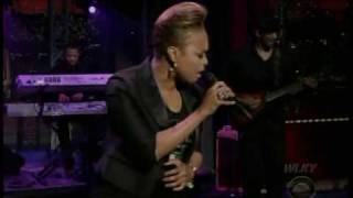 Chrisette Michele quotBlame It On Mequot On The Late Show With David Letterman 51209 [upl. by Aissac]