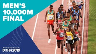 Mens 10000m Final  World Athletics Championships Doha 2019 [upl. by Ahsieyt]