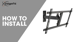 WALL 3325 WALL 3345  FullMotion TV wall mount  Vogels [upl. by Darcia]