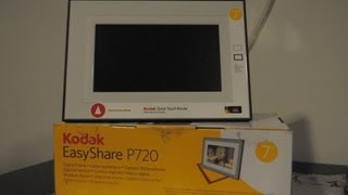 Kodak Easyshare P720 Digital Photoframe Review [upl. by Orpheus]