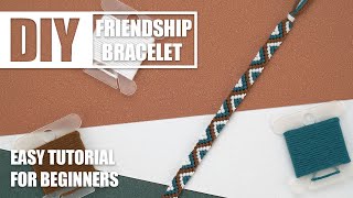 Triple Layer Zigzag Macrame Friendship Bracelets  Easy Tutorial for Beginner [upl. by Nena]