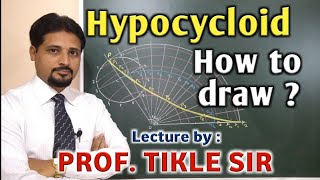 HOW TO DRAW HYPOCYCLOID IN ENGINEERING DRAWING AND GRAPHICS PART1 TIKLESACADEMYOFMATHS [upl. by Smeaj]