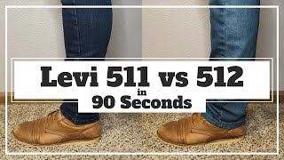 Levi 511 vs 512  Understanding the Difference [upl. by Atikehs]