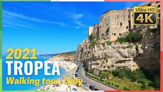 TROPEA Calabria Italy Walking tour 4k  Ultra HD [upl. by Worden]