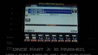 Tutorial Style Creator on PSR S900S910 [upl. by Novahc643]