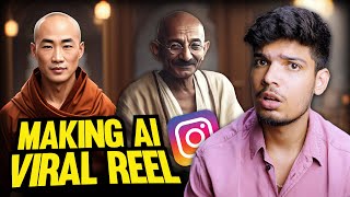 HOW TO MAKE VIRAL AI MOTIVATIONAL REELS ON INSTAGRAM [upl. by Milon]