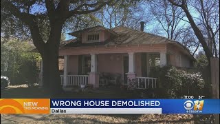 MixUp Leaves Wrong Home Demolished In Dallas [upl. by Finbar]