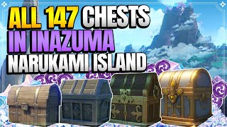 ALL Chest Locations in Inazuma  Part 1 Narukami Island 【Genshin Impact】 [upl. by Shaylynn]