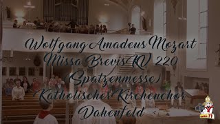 WA Mozart  Spatzenmesse  Messe in CDur KV 220  Kirchenchor Dahenfeld [upl. by Jerrie]