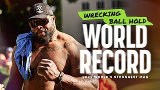 WORLD RECORD Wrecking Ball Hold 2022 [upl. by Chalmers631]