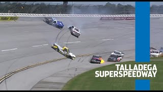 All the wrecks from Talladega Superspeedway  Extended Highlights [upl. by Hploda]