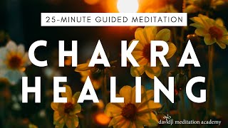 25 Minute Guided Meditation to Balance Your CHAKRAS amp Heal Your Body Sleep Meditation  davidji [upl. by Lemuel]