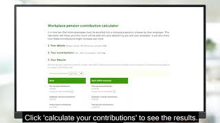 How to use the Workplace pension contribution calculator [upl. by Mendelson112]