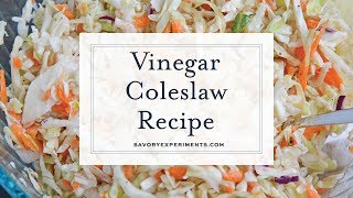 Vinegar Coleslaw [upl. by Lenor]