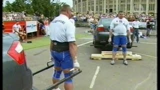 Pudzianowski Vs Savickas Deadlift Hold [upl. by Llertnod]