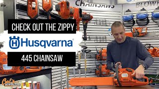 About the Husqvarna 445 Chainsaw [upl. by Amarette]