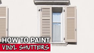 How To Paint Vinyl Shutters  Ace Hardware [upl. by Eartha]