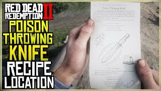 WHERE TO FIND THE POISON THROWING KNIFE  RED DEAD REDEMPTION 2 EXACT LOCATION [upl. by Hicks]