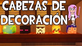 CÓMO PERSONALIZAR CABEZAS EN MINECRAFT 1819110111112 CON BLOQUE DE COMANDOS [upl. by Esilana]