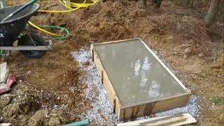 DIY making concrete pad for Generator [upl. by Eimareg456]